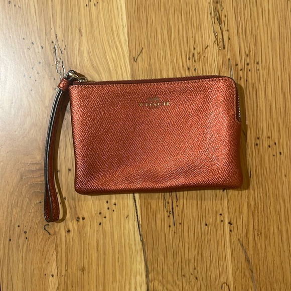 Host Pick!! Coach red wristlet - Picture 2 of 7